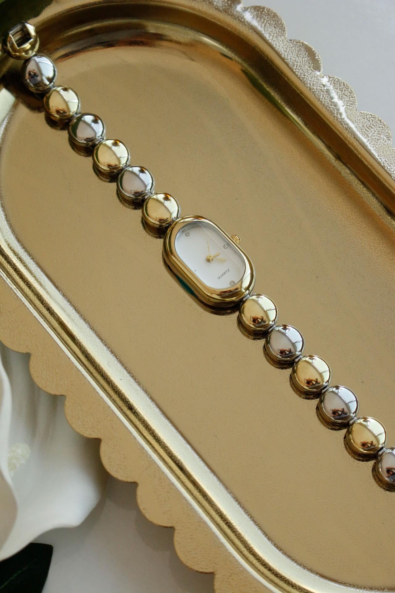 Zerina Gold&Silver Metal Kol Saati