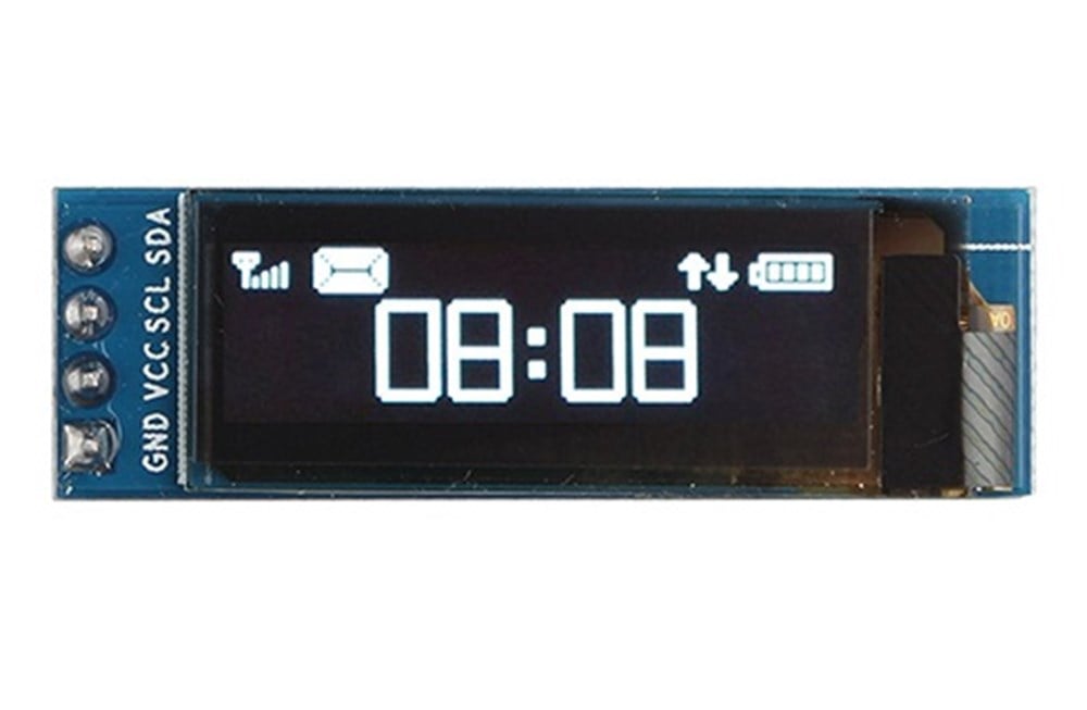 0.91 inc 128x32 I2C OLED LCD Ekran