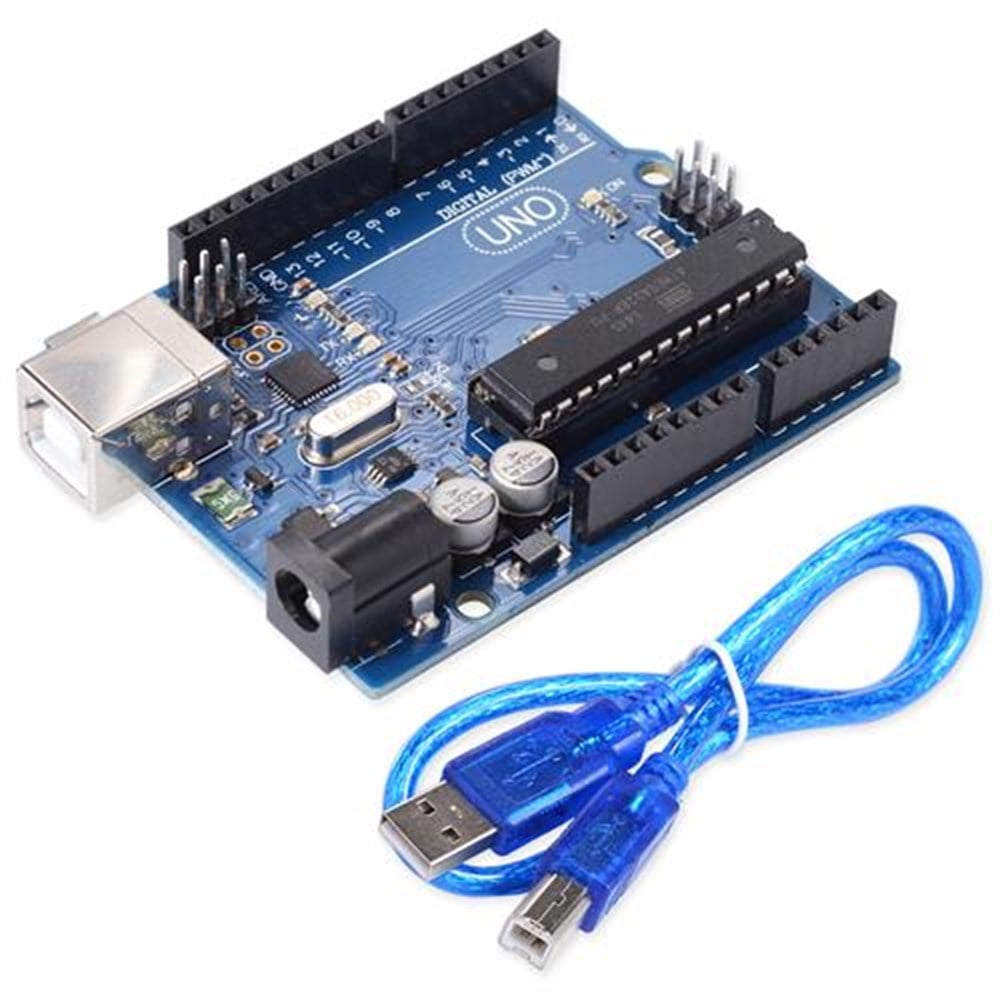 ARDUINO UNO R3 Dip Klon Orijinal Çip - USB Kablo Hediye