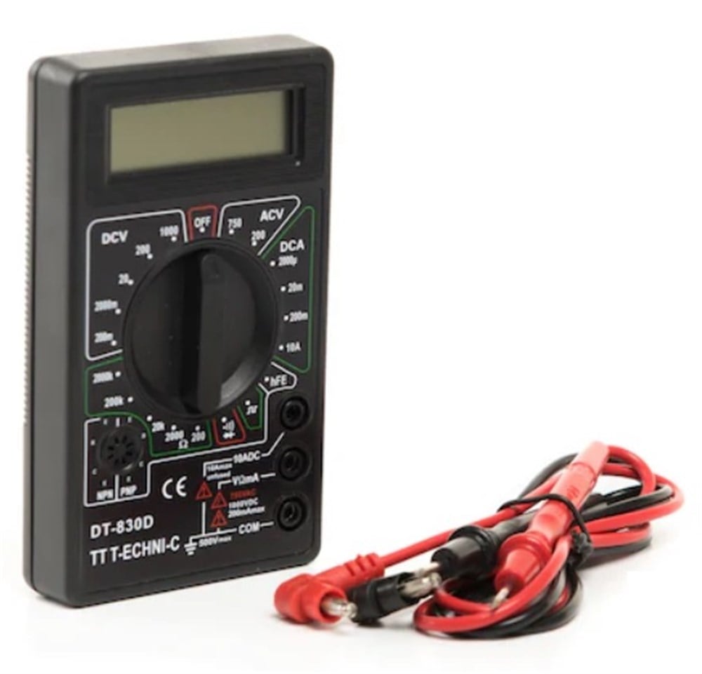 DT-830D Multimetre Siyah