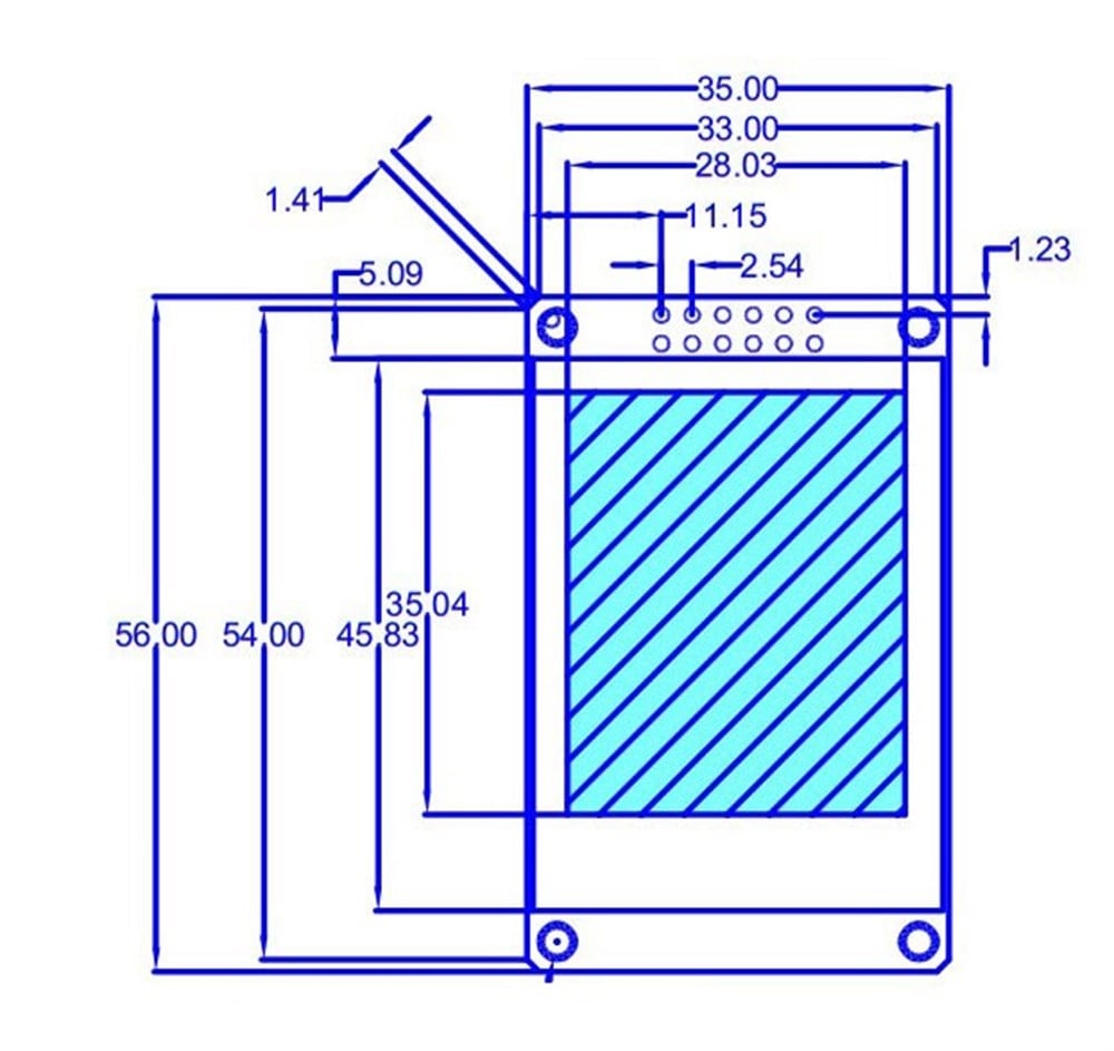 Kompent1.8 inç TFT Renkli Dokunmatik LCD Ekran