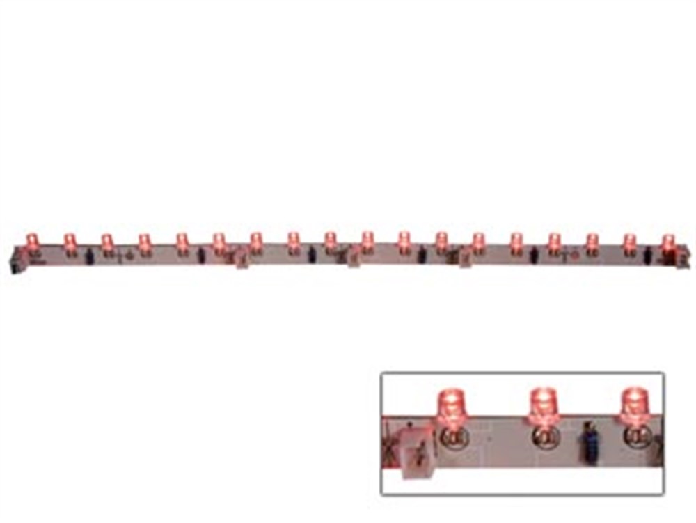 Kompent18 LED 30 cm Çubuk LED Kırmızı