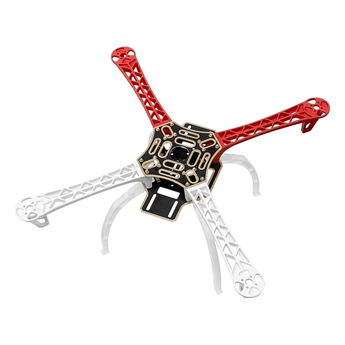 Kompent_F450 Frame Kit Kırmızı + Beyaz Kollar ve İniş Ayaklı
