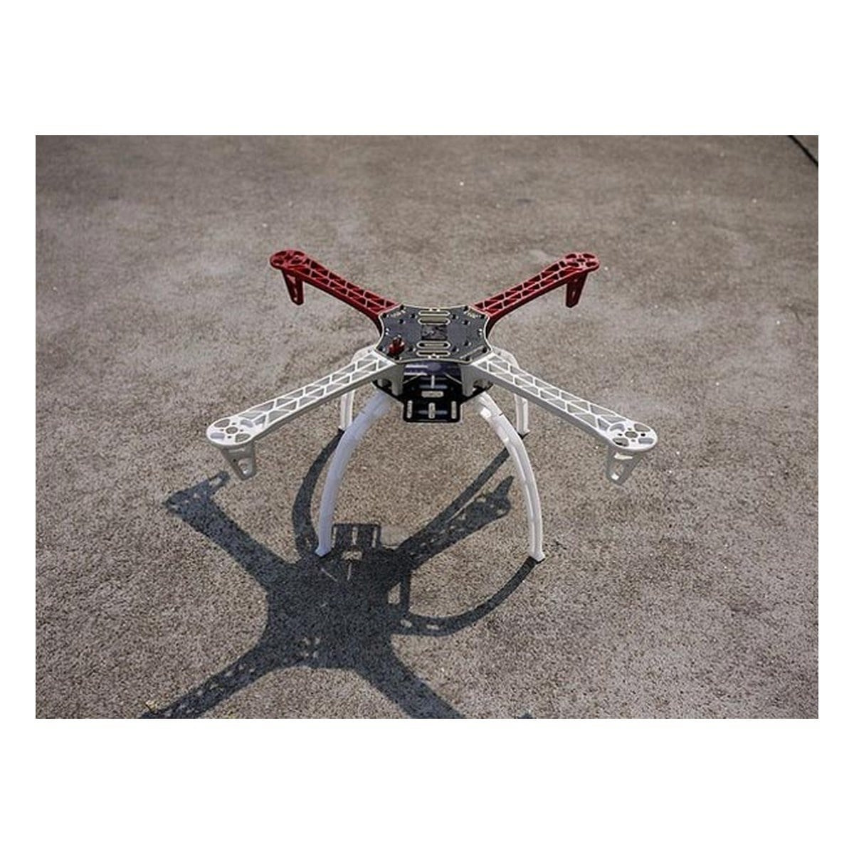 Kompent_F450 Frame Kit Kırmızı + Beyaz Kollar ve İniş Ayaklı