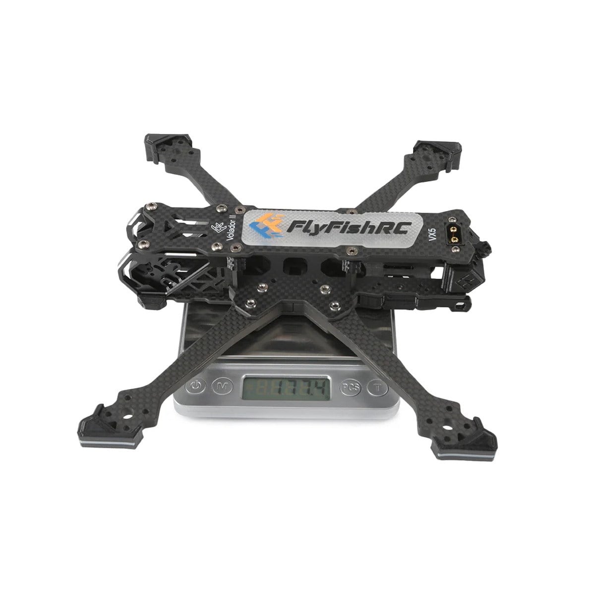 Kompent_FlyFishRC Volador II VX5 O3 FPV Freestyle T700 Frame Kit Siyah