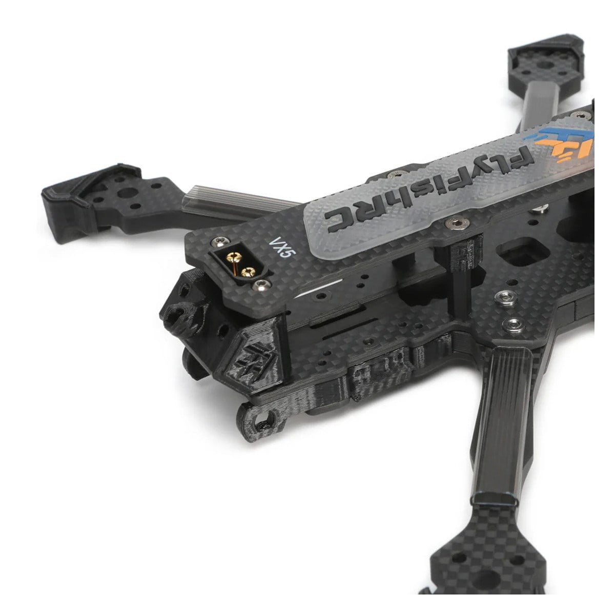 Kompent_FlyFishRC Volador II VX5 O3 FPV Freestyle T700 Frame Kit Siyah
