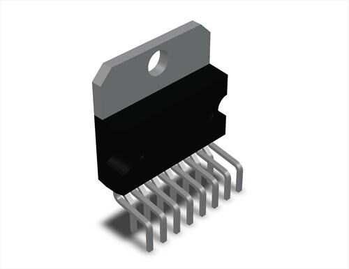 Kompent_L298N Çift H Köprü Motor Sürücü Entegresi Multiwatt-15 Yüksek Kalite