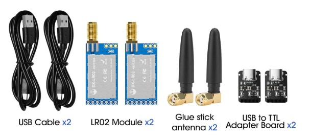 Kompent_LR02 433MHz LoRa ASR6601 LoRaWan Seti 8km 22dBm