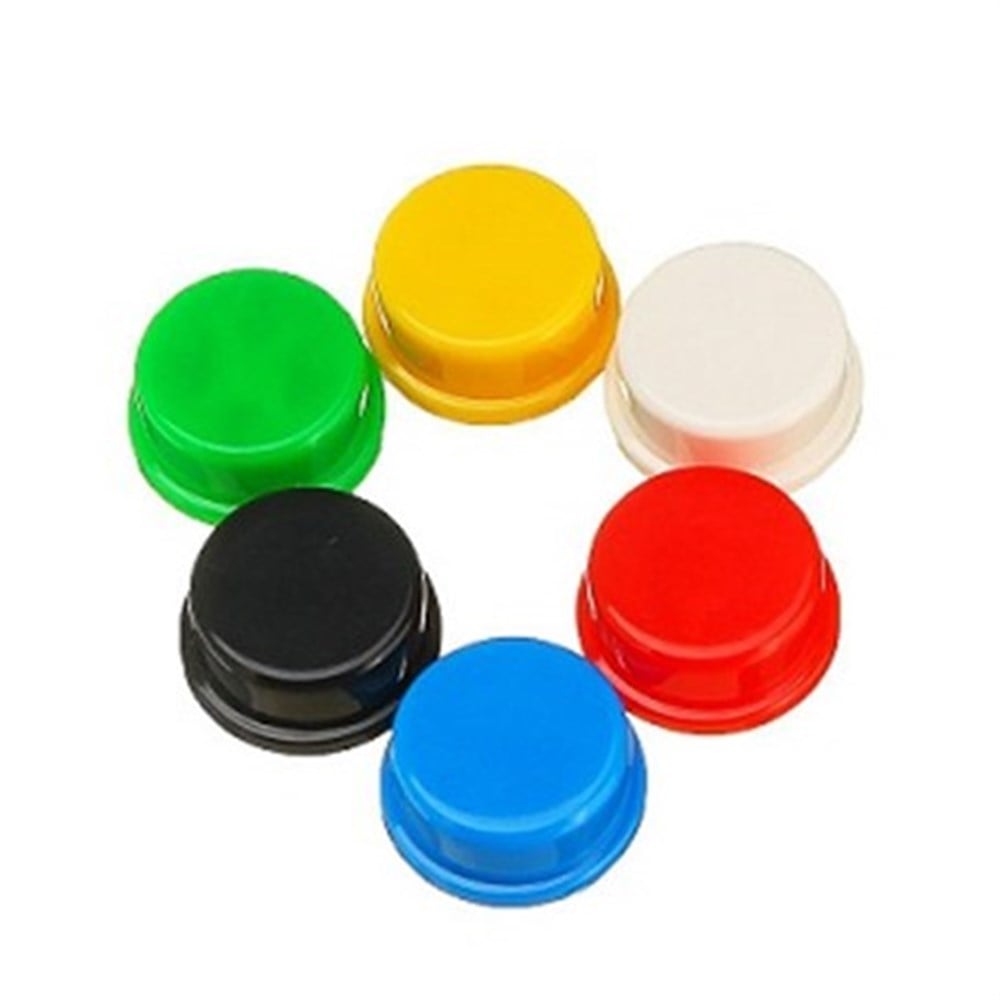 KompentBeyaz Renkli Buton Kapağı 12x12