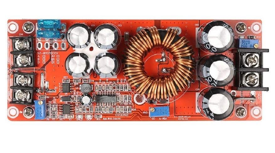 KompentDC DC 1200W Voltaj Yükseltici Boost Modülü 20A