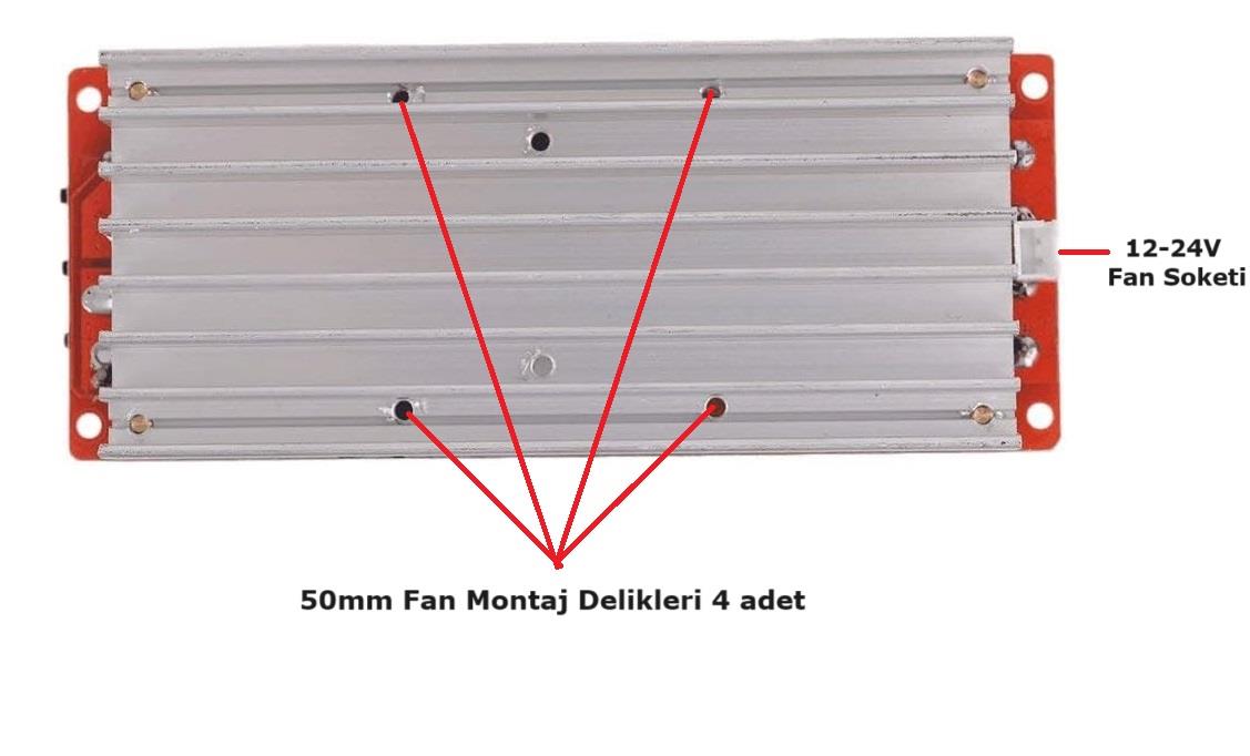 KompentDC DC 1200W Voltaj Yükseltici Boost Modülü 20A