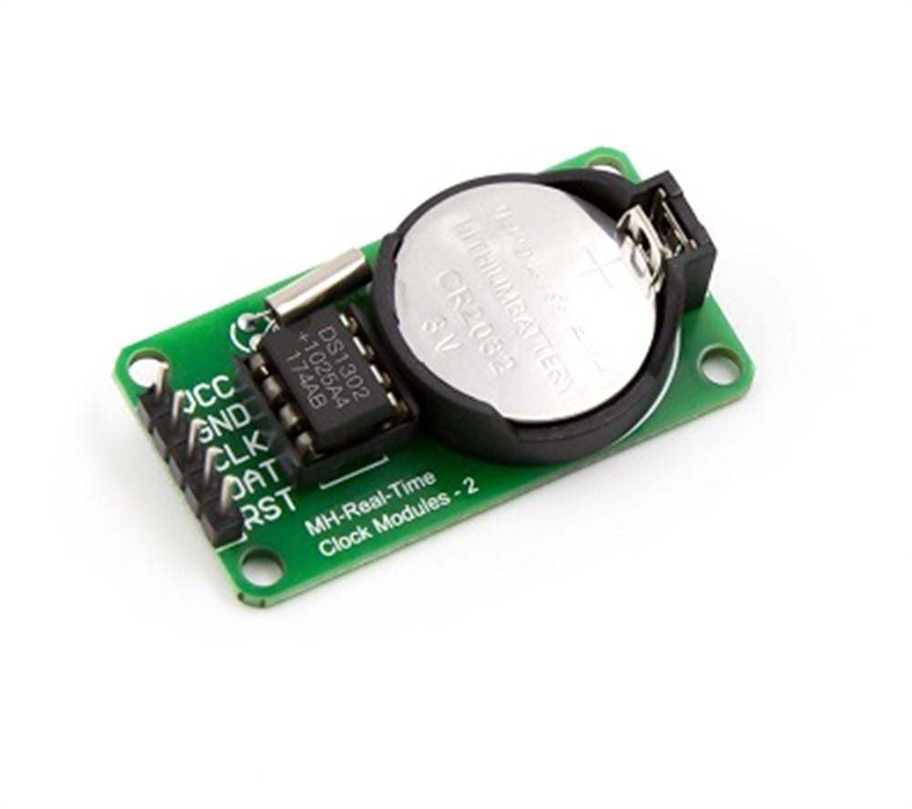 KompentDS1302 Gerçek Zaman Saat Modülü 5 Pinli RTC (CR2032 Pil ile beraber))