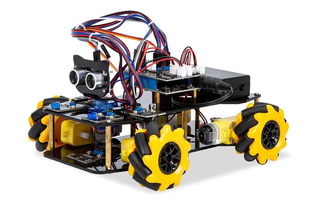 KompentESP32 Tabanlı Mecanum Tekerlekli Akıllı Robot Araba Seti