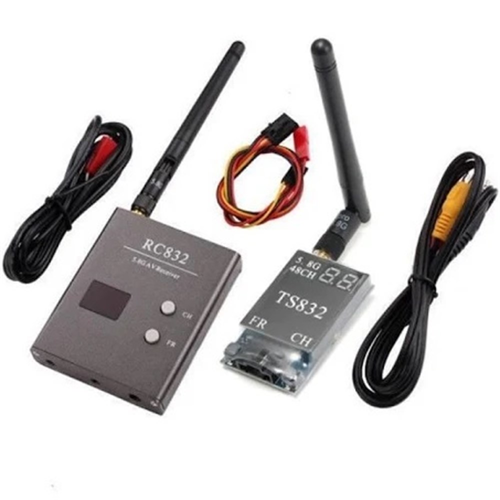 KompentFPV Kombo Kit (Foxeer Razer FPV Kamera 1200TVL + 5.8G 48 Kanal RC832 Alıcı + TS832 Verici)