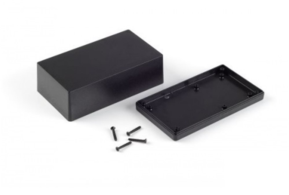 KompentHH070 Plastik Kutu Siyah (70x130x40mm)