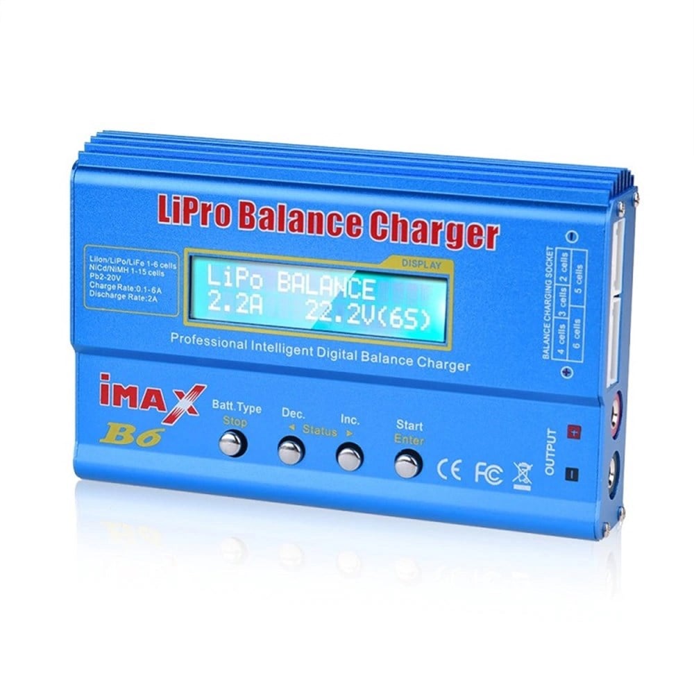 KompentIMAX B6 80W  Lipo Şarj Cihazı Adaptör ile Beraber