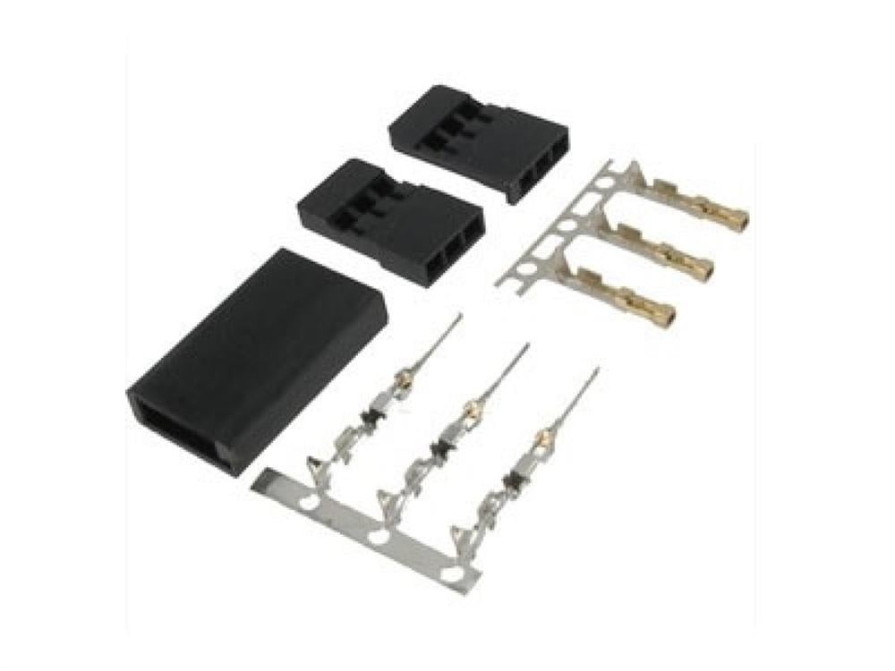 KompentJR Servo Konnektör Seti Dişi Erkek Konnektör ve Terminal Konnektör