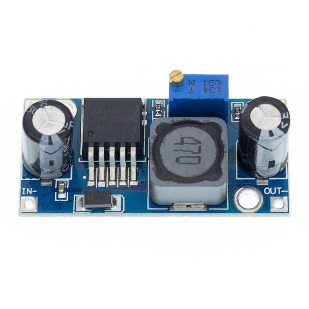 KompentLM2596 Ayarlanabilir DC Voltaj Düşürücü Modülü Led'li