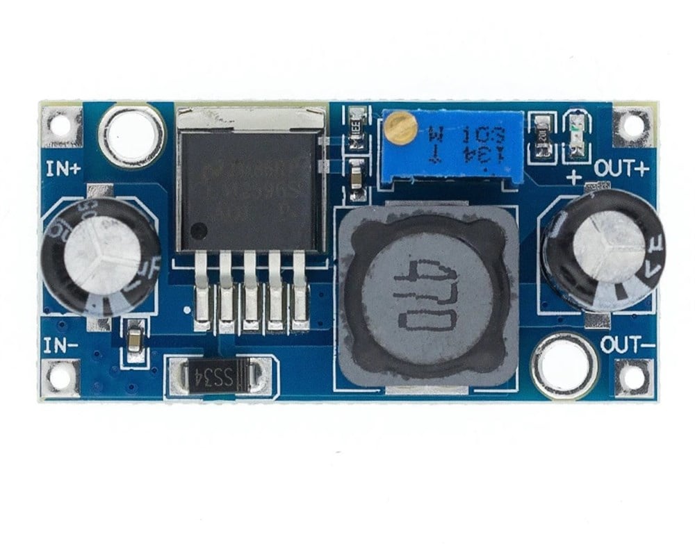 KompentLM2596 Ayarlanabilir DC Voltaj Düşürücü Modülü Led'li