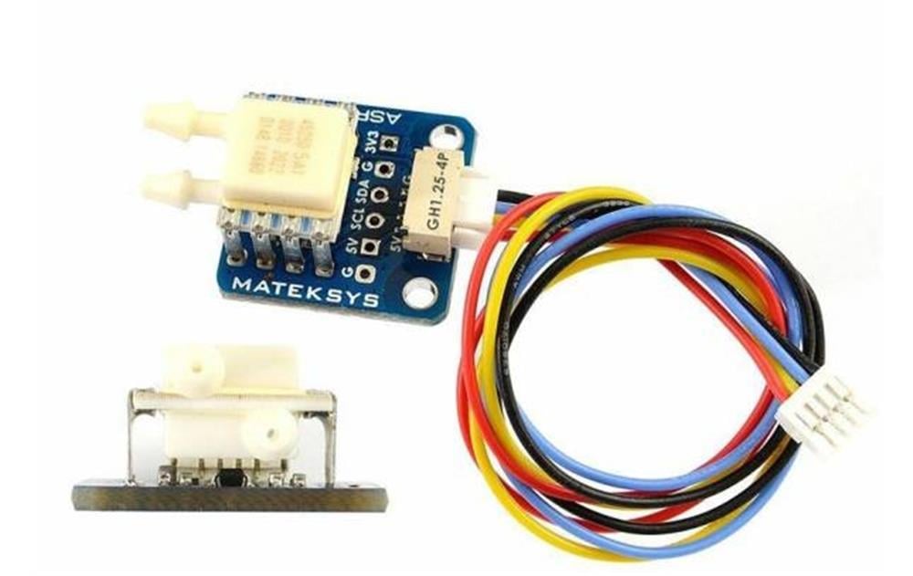 KompentMateksys ASPD 4525 Djital  Hava Hızı Sensörü Pixhawk Uyumlu Pitot Tüpü ile Birlikte
