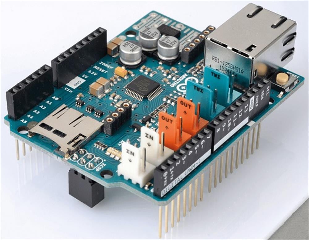 KompentOrijinal Arduino Ethetnet Shield 2 w/POE W5500