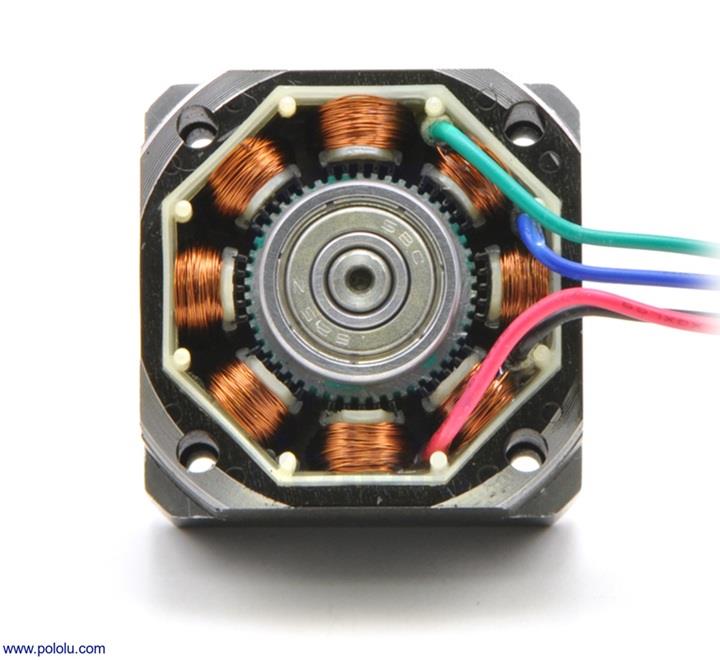 KompentPololu 1209 Nema 14 Bipolar Step Motor 200 Adım 35×36 mm 2.7V