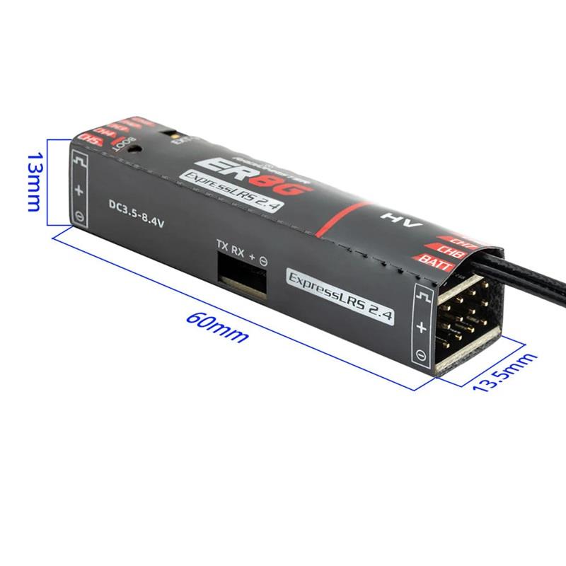 KompentRadiomaster ER8G 2.4GHz ELRS PWM Alıcı