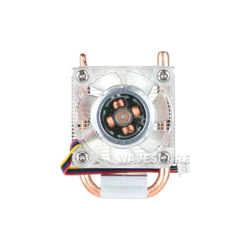 KompentRaspberry Pi 5 CPU Kule Tip Soğutucu ICE Tower U Tip Bakır Isı Borulu RGB LED Fan