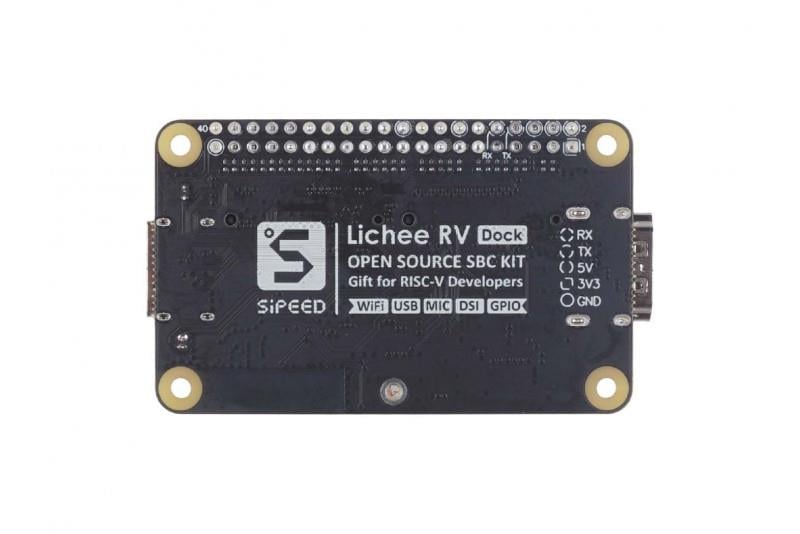 KompentSipeed Lichee RV Dock Allwinner D1 RISC-V  Geliştirme Kartı Linux Başlangıç Kiti WiFi 512MB RAM