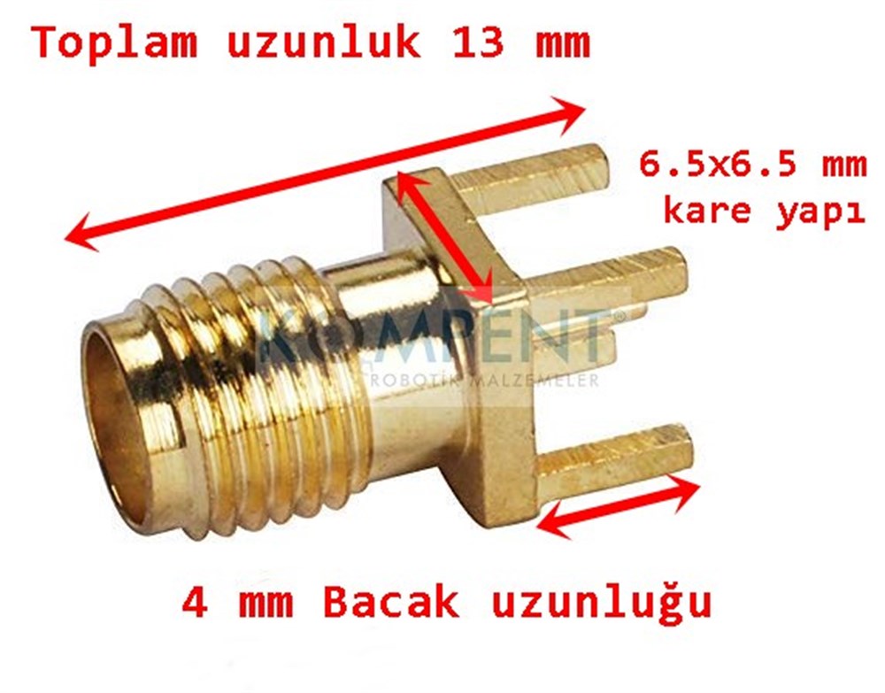 KompentSMA Dişi Konnektör