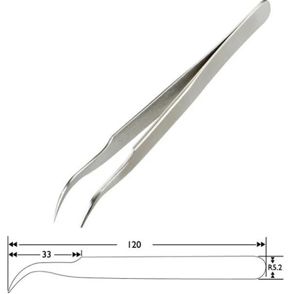 KompentSTT-505 Eğik Uçlu Cımbız