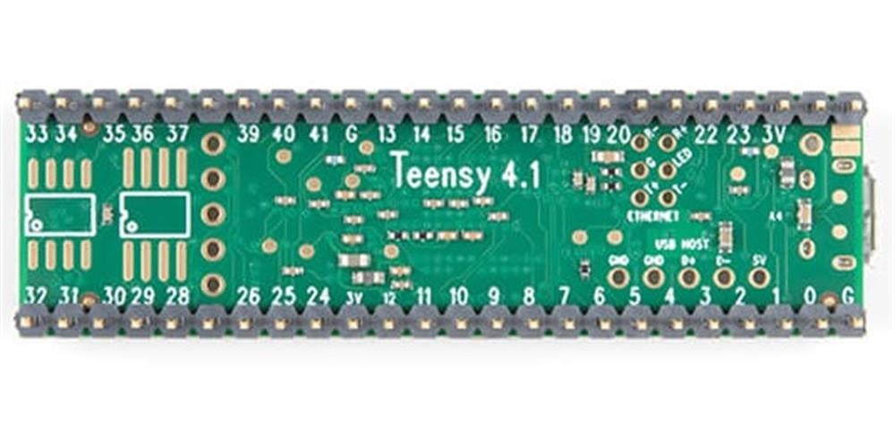 KompentTeensy 4.1 Geliştirme Kartı Pinleri Lehimlenmiş
