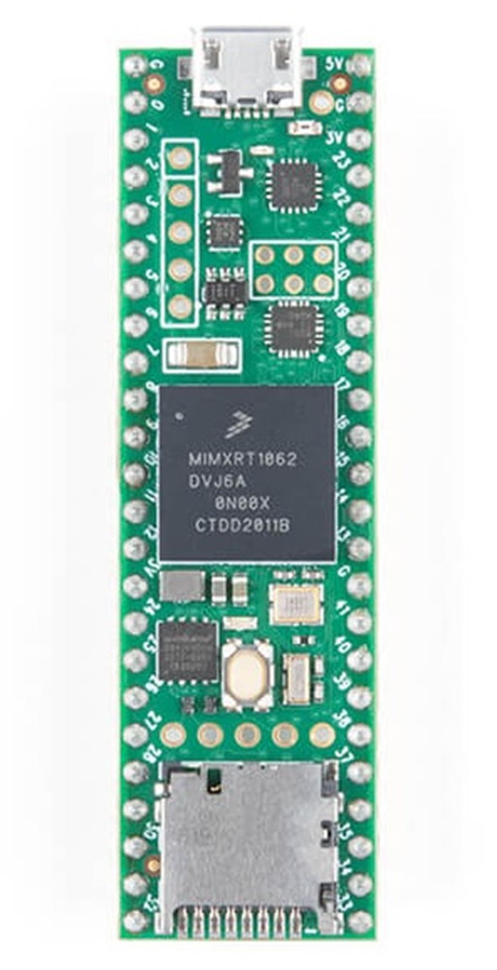 KompentTeensy 4.1 Geliştirme Kartı Pinleri Lehimlenmiş