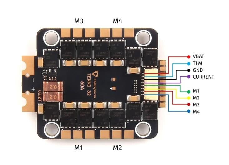 KompentTekko32 F4 4in1 60A ESC