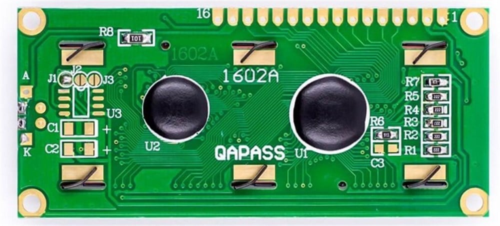 LCD1602 16x02 LCD Mavi Arka Işık