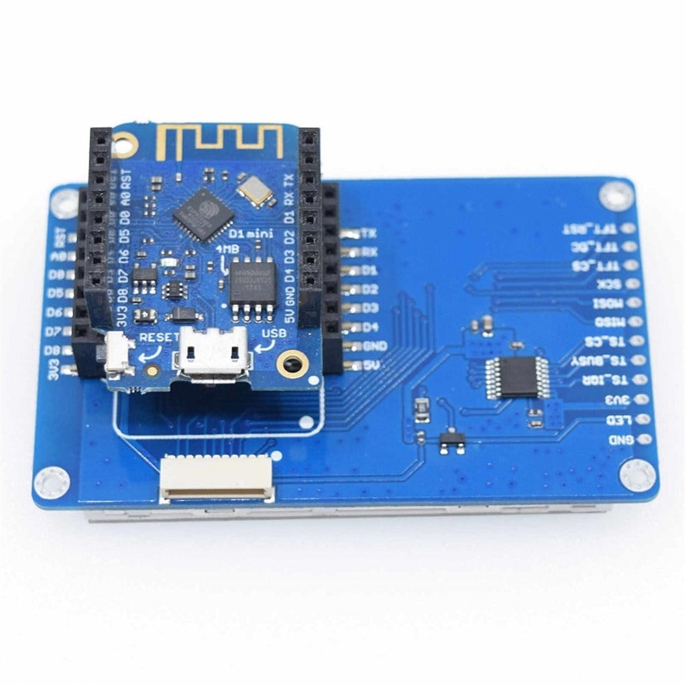 Lolin TFT  2.4” Dokunmatik Ekran – Lolin D1 Mini Pro ve Lolin D32 Pro ile uyumlu