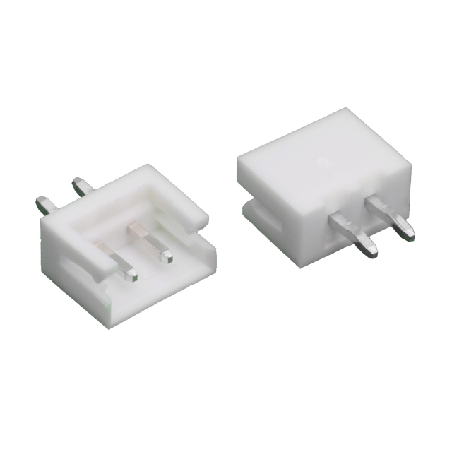 Meksem2 Pin 2.50mm JST-EH Kablo PCB Tunik Konnektörü (Wire-to-Board)  180 Derece Düz