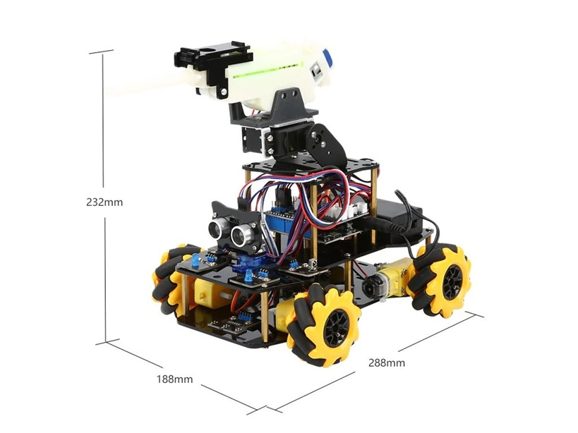 MeksemBilye Atıcı Ek Paketi (Akıllı Robot Araba Seti QD001 ile Uyumlu)