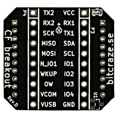MeksemBreakout Deck Crazyflie Breadboard Uyumlu Genişletme ve Prototipleme Kartı