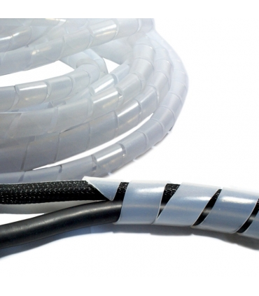 MeksemHelezon Kablo Toplama ve Pano Spirali  6X8mm Beyaz 5 metre