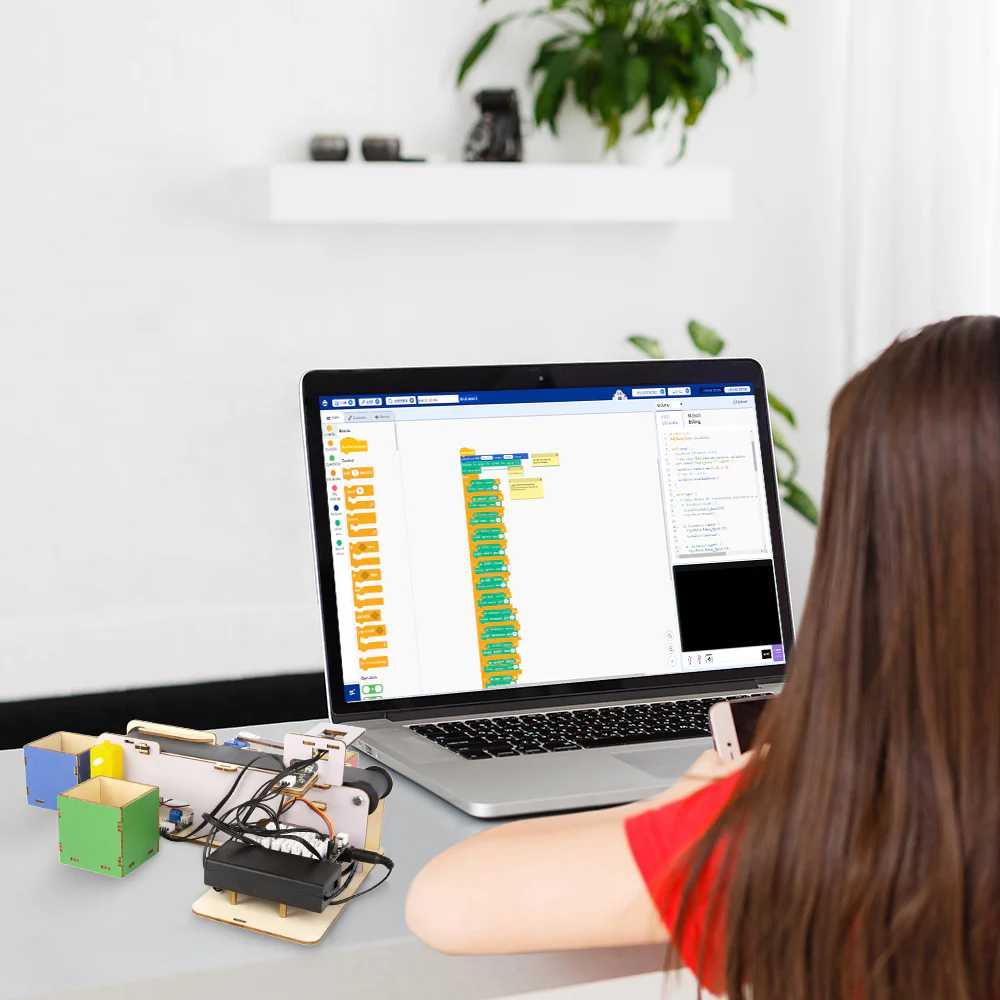 MeksemSTEM ESP32 Akıllı Fabrika (Smart Factory) Eğitim Kit ACEBOTT QE031