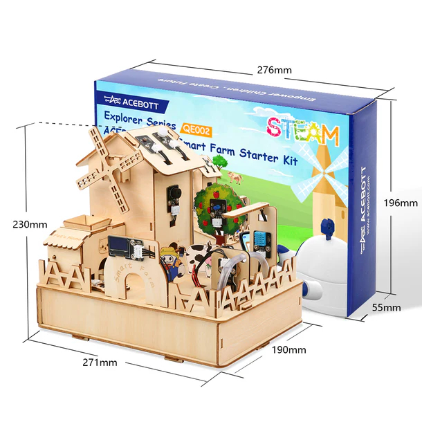 MeksemSTEM ESP32 Akıllı Tarım Çiftlik IOT Başlangıç Eğitim Kiti  ACEBOTT QE002