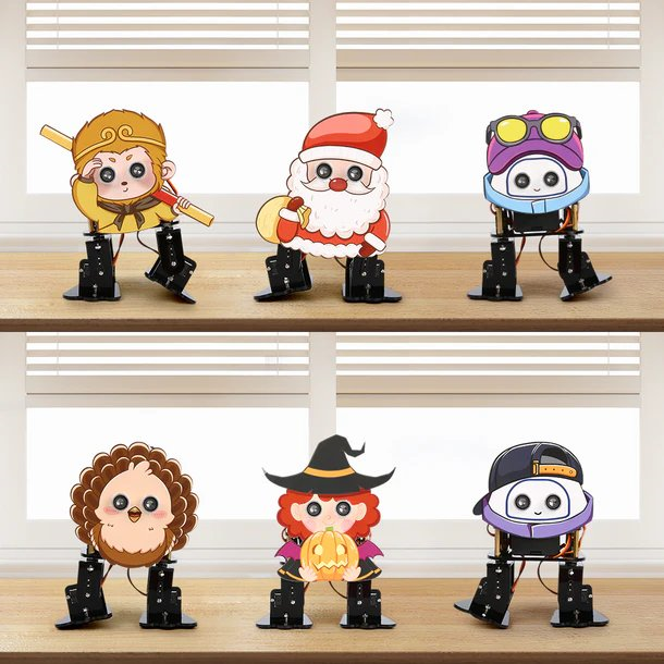 MeksemSTEM ESP32 Biyonik İki Ayaklı Robot Kiti ACEBOTT QD021