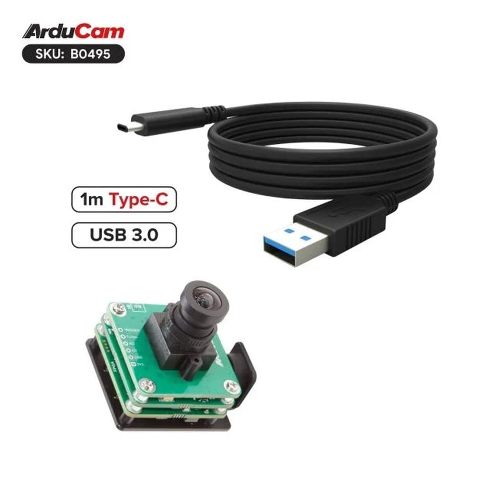 PARASUTArducam B0495 2.3 MP AR0234 Renkli Global Shutter USB 3.0 Kamera Modülü