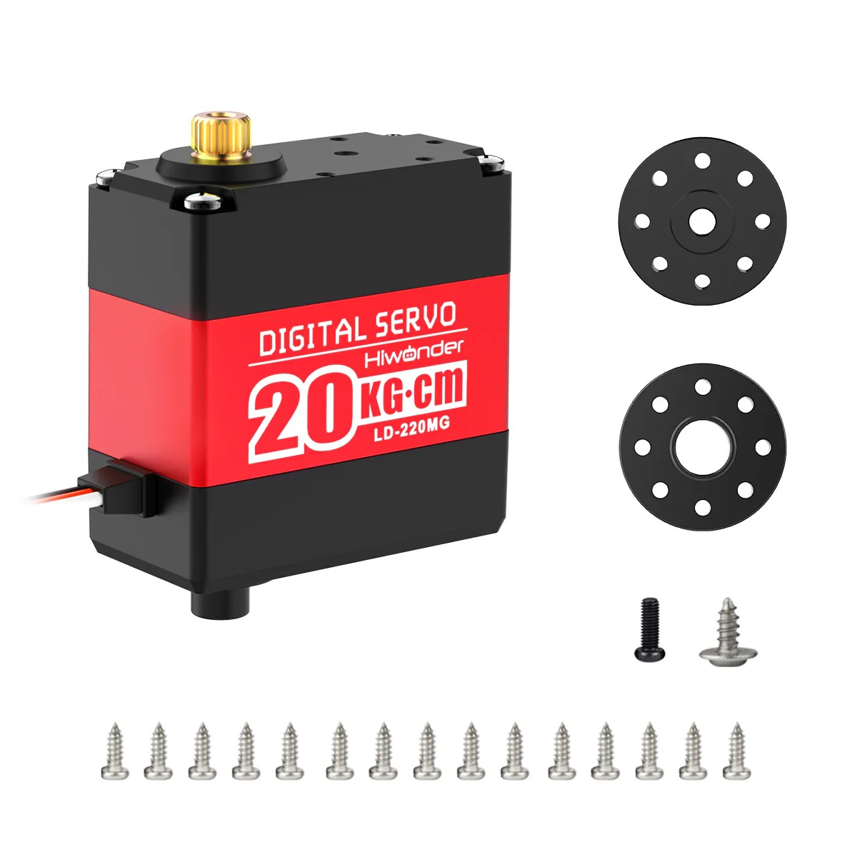 PARASUTLD-220MG Çift Eksen 20Kg 180 Derece Dijital Metal Servo Motor