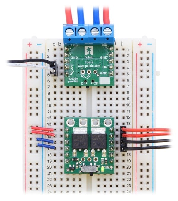 PARASUTPololu 2815 Big MOSFET Slide Switch, Ters Voltaj Korumalı, HP