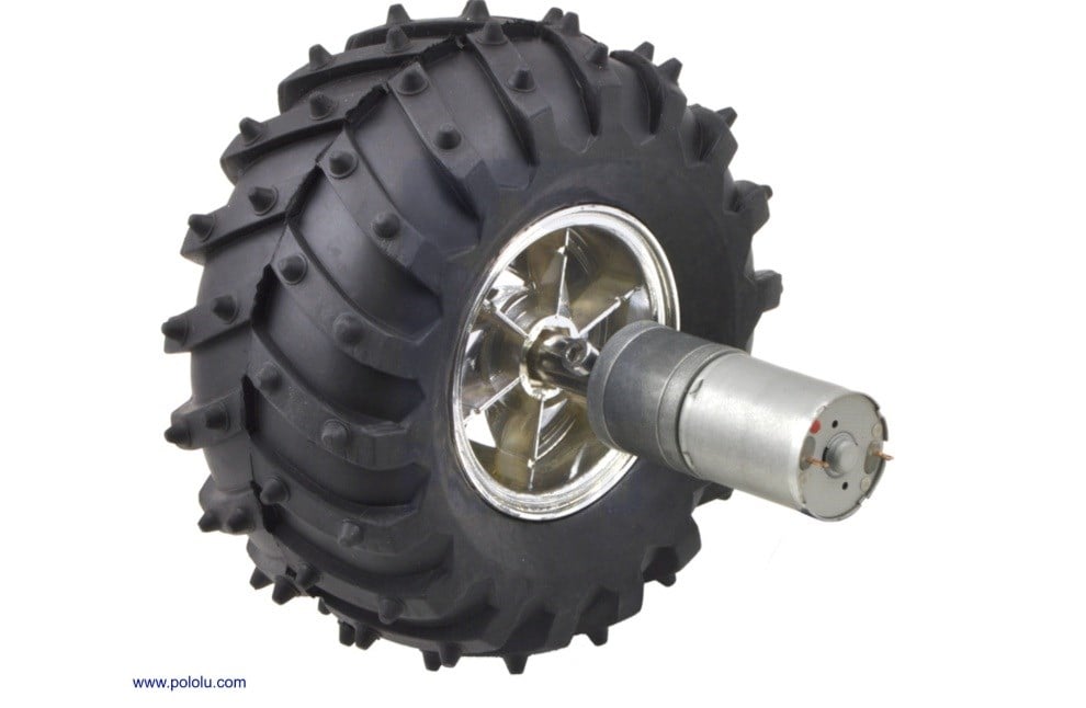 PARASUTPololu 3202 9:7:1 Redüktörlü DC Motor 25Dx48L mm HP 12V