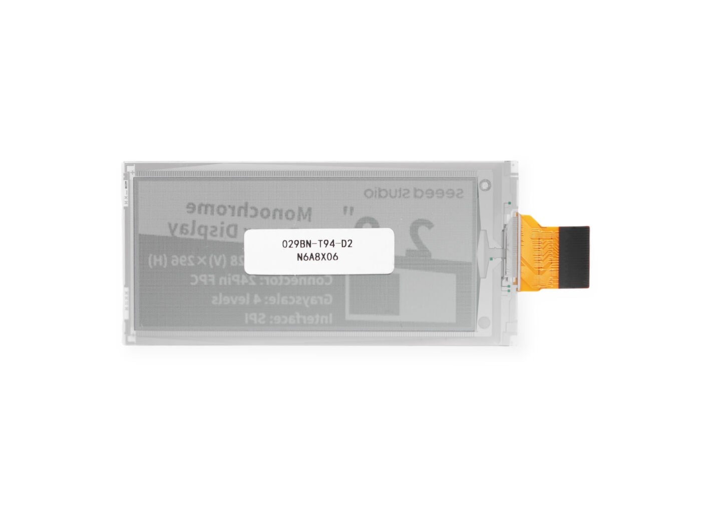PARASUTSeeed Studio 2.9 İnç Monokrom eInk / ePaper Ekran, 296 × 128 Piksel, SPI