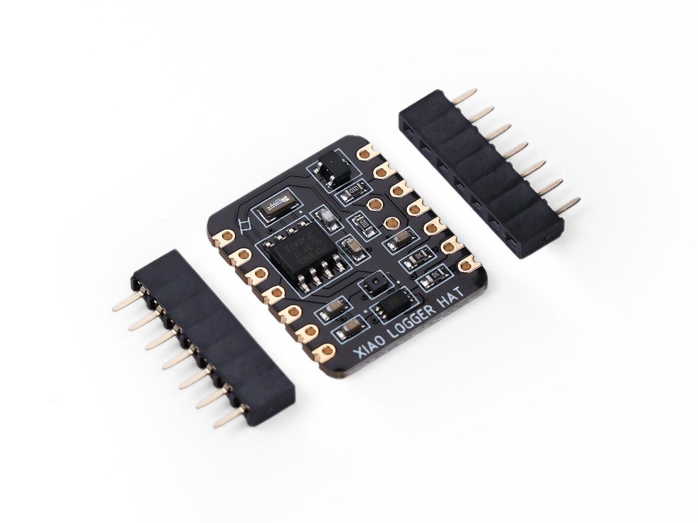 PARASUTSeeed Studio XIAO Logger HAT SHT40 Sıcaklık/Nem + BH1750 Işık Sensörü, RTC, Batarya Voltaj İzleme