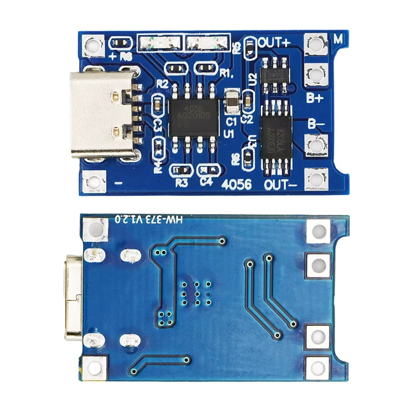 PARASUTTP4056 1A 18650 Lipo Batarya Şarj Modulu Type C USB Akım Korumalı
